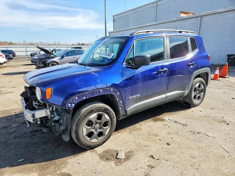2017 Jeep Renegade, VIN ZACCJBAB3HPG24015. Фото 1 з 6 з аукціону Copart. Каталог авто зі США OpenDataCar.