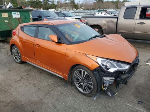 2016 Hyundai Veloster, VIN KMHTC6AE5GU294852. Фото 4 з 6 з аукціону Copart. Каталог авто зі США OpenDataCar.