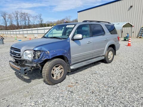 2001 Toyota Sequoia, VIN 5TDZT38A01S004674. Фото 1 з 6 з аукціону Copart. Каталог авто зі США OpenDataCar.