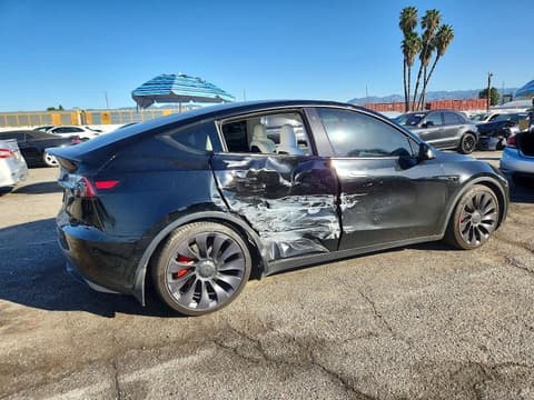 2021 Tesla Model Y, VIN 5YJYGDEF5MF230322. Фото 3 з 6 з аукціону Copart. Каталог авто зі США OpenDataCar.