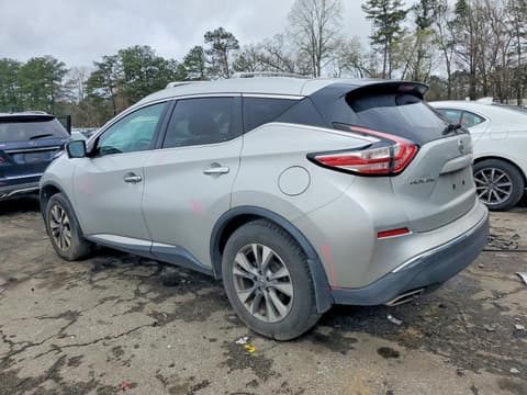 2016 Nissan Murano, VIN 5N1AZ2MG2GN139066. Фото 2 з 6 з аукціону Copart. Каталог авто зі США OpenDataCar.