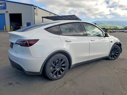 2020 Tesla Model Y, VIN 5YJYGDEF7LF003051. Фото 3 из 6 с аукциона Copart. Каталог авто из США OpenDataCar.