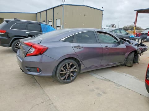 2020 Honda Civic, VIN 2HGFC2F87LH571075. Фото 3 з 6 з аукціону Copart. Каталог авто зі США OpenDataCar.