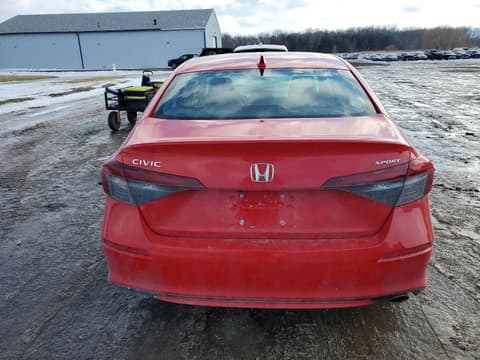 2025 Honda Civic, VIN 2HGFE2F54SH531129. Фото 6 з 6 з аукціону Copart. Каталог авто зі США OpenDataCar.
