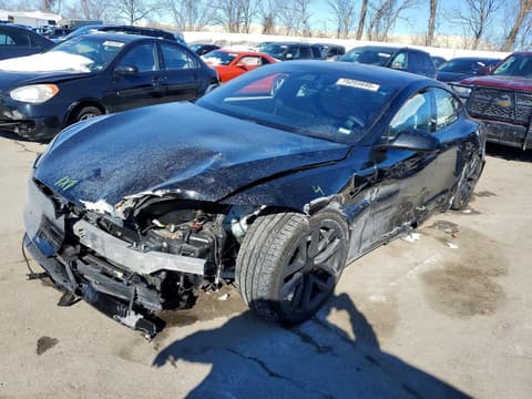 2022 Tesla Model S, VIN 5YJSA1E66NF480580. Фото 1 з 6 з аукціону Copart. Каталог авто зі США OpenDataCar.