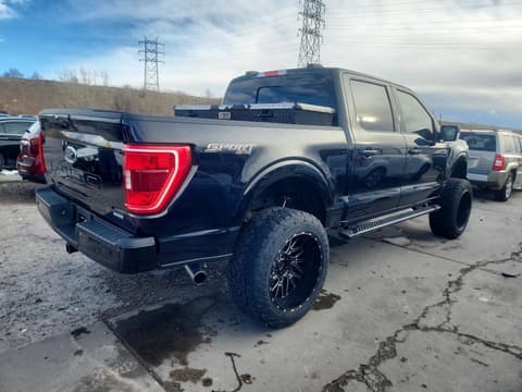 2021 Ford F-150 Lightning, VIN 1FTEW1EPXMKD33249. Фото 3 з 6 з аукціону Copart. Каталог авто зі США OpenDataCar.