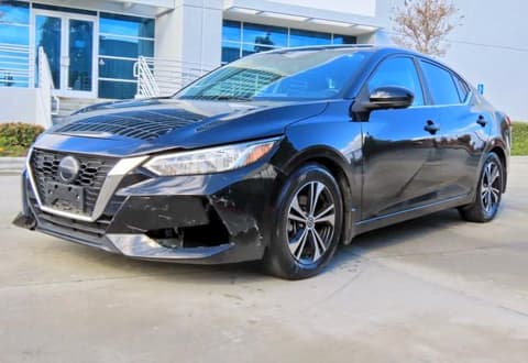 2020 Nissan Sentra, VIN 3N1AB8CVXLY272556. Фото 2 з 6 з аукціону Copart. Каталог авто зі США OpenDataCar.