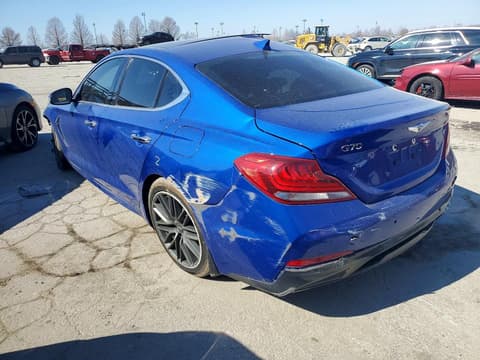 2019 Genesis G70, VIN KMTG34LA4KU016779. Фото 2 з 6 з аукціону Copart. Каталог авто зі США OpenDataCar.