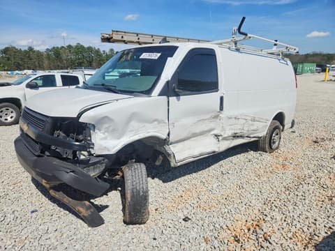 2019 Chevrolet Express 2500, VIN 1GCWGAFP0K1154091. Фото 1 з 6 з аукціону Copart. Каталог авто зі США OpenDataCar.
