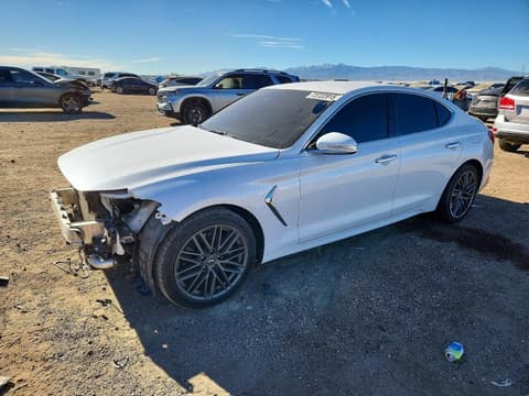 2019 Genesis G70, VIN KMTG64LA1KU026001. Photo 1 of 6 from Copart auction. OpenDataCar US salvage catalog.