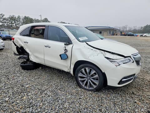 2016 Acura MDX, VIN 5FRYD3H48GB012813. Фото 4 з 6 з аукціону Copart. Каталог авто зі США OpenDataCar.