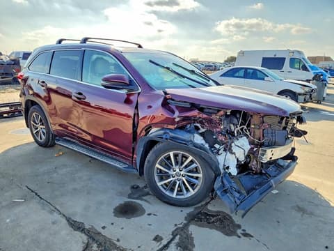 2018 Toyota Highlander, VIN 5TDJZRFH7JS908360. Фото 4 з 6 з аукціону Copart. Каталог авто зі США OpenDataCar.
