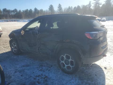 2022 Jeep Compass, VIN 3C4NJDDB7NT193215. Фото 2 з 6 з аукціону Copart. Каталог авто зі США OpenDataCar.