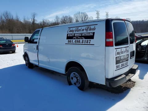 2013 Chevrolet Express 2500, VIN 1GCWGFCAXD1138612. Фото 2 з 6 з аукціону Copart. Каталог авто зі США OpenDataCar.