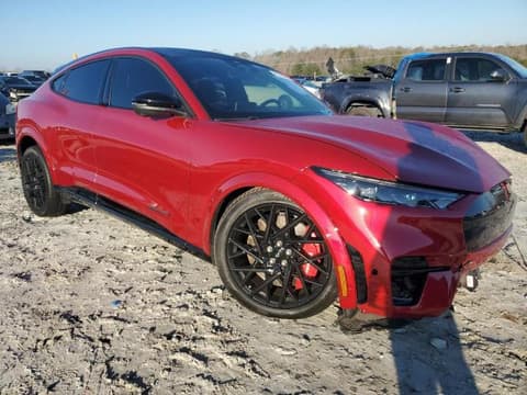 2023 Ford Mustang Mach-E, VIN 3FMTK4SX1PMA38557. Фото 4 из 6 с аукциона Copart. Каталог авто из США OpenDataCar.