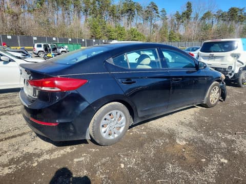 2018 Hyundai Elantra, VIN KMHD74LF0JU574110. Photo 3 of 6 from Copart auction. OpenDataCar US salvage catalog.