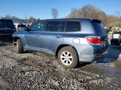2012 Toyota Highlander, VIN 5TDBK3EH9CS174069. Фото 2 з 6 з аукціону Copart. Каталог авто зі США OpenDataCar.