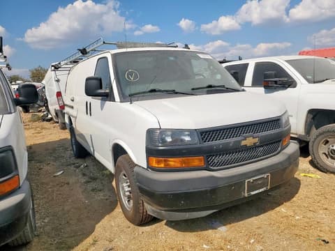 2023 Chevrolet Express 2500, VIN 1GCWGAFP2P1170820. Фото 4 из 6 с аукциона Copart. Каталог авто из США OpenDataCar.