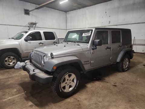 2013 Jeep Wrangler Unlimited, VIN 1C4BJWDG7DL597233. Фото 1 з 6 з аукціону Copart. Каталог авто зі США OpenDataCar.
