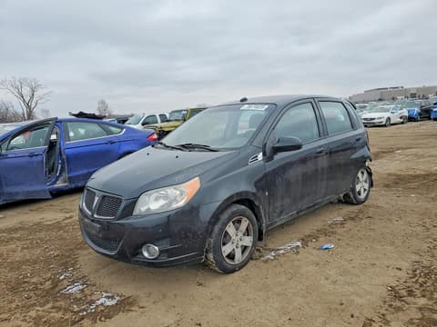 2009 Pontiac G3, VIN KL2TD66E89B641599. Фото 1 з 6 з аукціону Copart. Каталог авто зі США OpenDataCar.