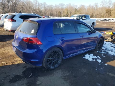 2017 Volkswagen Golf R, VIN WVWVF7AU2HW107512. Фото 3 из 6 с аукциона Copart. Каталог авто из США OpenDataCar.