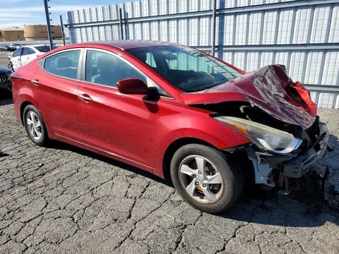 2014 Hyundai Elantra, VIN 5NPDH4AE7EH470550. Фото 4 з 6 з аукціону Copart. Каталог авто зі США OpenDataCar.