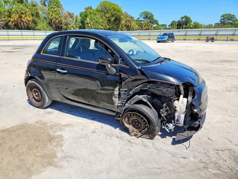 2015 Fiat 500, VIN 3C3CFFAR1FT750440. Фото 4 з 6 з аукціону Copart. Каталог авто зі США OpenDataCar.