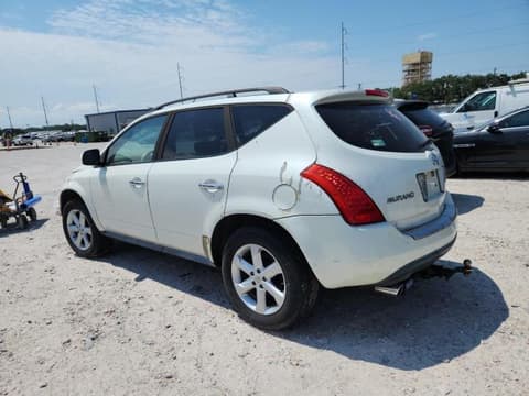 2007 Nissan Murano, VIN JN8AZ08T87W509757. Photo 2 of 6 from Copart auction. OpenDataCar US salvage catalog.