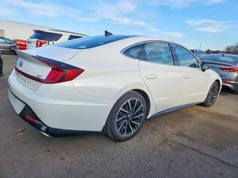 2020 Hyundai Sonata, VIN 5NPEJ4J23LH043409. Фото 3 из 6 с аукциона Copart. Каталог авто из США OpenDataCar.