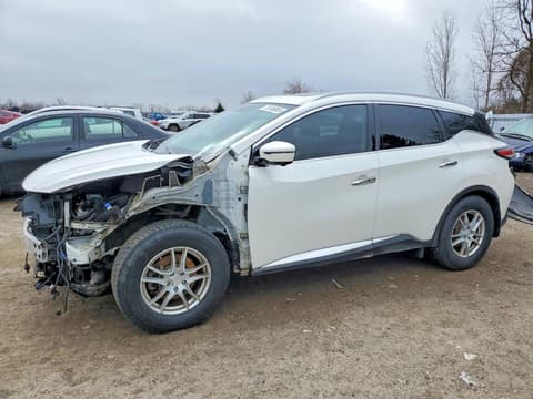 2017 Nissan Murano, VIN 5N1AZ2MH3HN123534. Фото 1 из 6 с аукциона Copart. Каталог авто из США OpenDataCar.