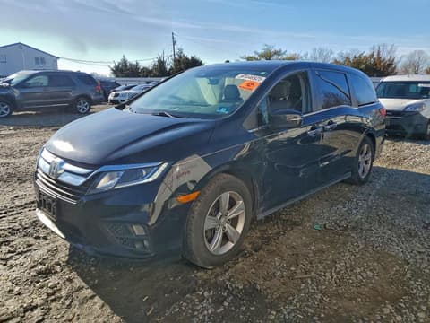 2018 Honda Odyssey, VIN 5FNRL6H79JB095163. Photo 1 of 6 from Copart auction. OpenDataCar US salvage catalog.
