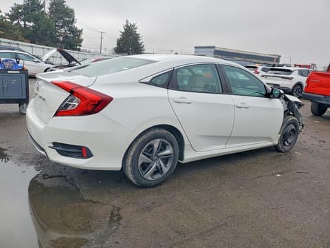 2019 Honda Civic, VIN 2HGFC2F65KH593329. Фото 3 из 6 с аукциона Copart. Каталог авто из США OpenDataCar.