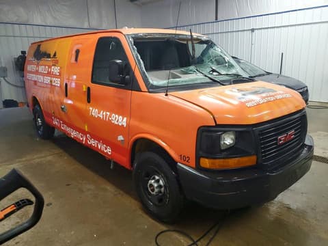 2010 Gmc Savana 3500, VIN 1GT2GUBA9A1901459. Zdjęcie 4 z 6 z aukcji Copart. Katalog aut z USA OpenDataCar.