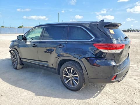 2019 Toyota Highlander, VIN 5TDJZRFH2KS582775. Фото 2 з 6 з аукціону Copart. Каталог авто зі США OpenDataCar.