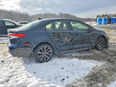 2020 Toyota Corolla, VIN JTDS4RCEXLJ034454. Фото 3 з 6 з аукціону Copart. Каталог авто зі США OpenDataCar.