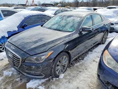 2019 Genesis G80, VIN KMHGN4JE4KU289862. Фото 1 з 6 з аукціону Copart. Каталог авто зі США OpenDataCar.