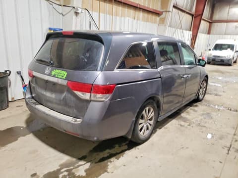 2016 Honda Odyssey, VIN 5FNRL5H41GB092072. Photo 3 of 6 from Copart auction. OpenDataCar US salvage catalog.