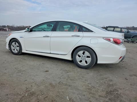 2012 Hyundai Sonata Hybrid, VIN KMHEC4A40CA032690. Фото 2 из 6 с аукциона Copart. Каталог авто из США OpenDataCar.