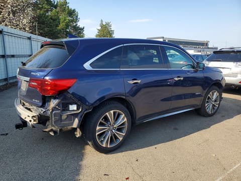 2017 Acura MDX, VIN 5FRYD4H50HB014717. Фото 3 з 6 з аукціону Copart. Каталог авто зі США OpenDataCar.