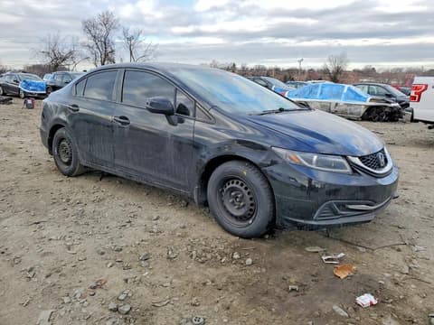 2014 Honda Civic, VIN 2HGFB2E55EH513253. Фото 4 з 6 з аукціону Copart. Каталог авто зі США OpenDataCar.