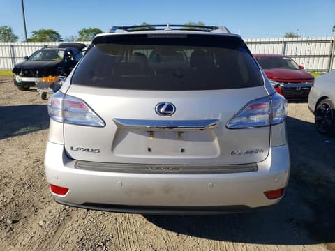 2010 Lexus RX 450h, VIN JTJBC1BA0A2012521. Фото 6 з 6 з аукціону Copart. Каталог авто зі США OpenDataCar.