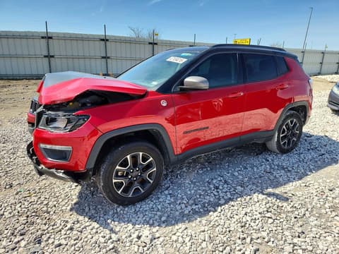 2019 Jeep Compass, VIN 3C4NJDDB4KT595172. Фото 1 з 6 з аукціону Copart. Каталог авто зі США OpenDataCar.