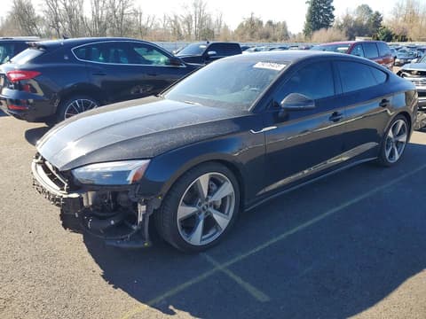 2020 Audi A5, VIN WAUCNCF5XLA009562. Photo 1 of 6 from Copart auction. OpenDataCar US salvage catalog.