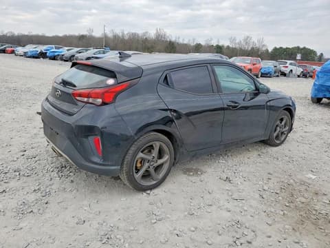 2019 Hyundai Veloster, VIN KMHTG6AF7KU009381. Photo 3 of 6 from Copart auction. OpenDataCar US salvage catalog.
