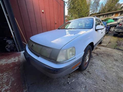 1991 Mercury Sable, VIN 1MECM5844MG622652. Фото 2 з 6 з аукціону Copart. Каталог авто зі США OpenDataCar.