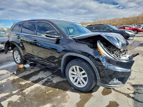 2014 Toyota Highlander, VIN 5TDBKRFH4ES010717. Фото 4 з 6 з аукціону Copart. Каталог авто зі США OpenDataCar.