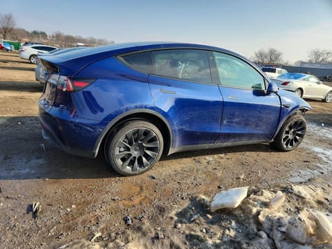 2022 Tesla Model Y, VIN 7SAYGDEE3NF481416. Фото 3 из 6 с аукциона Copart. Каталог авто из США OpenDataCar.