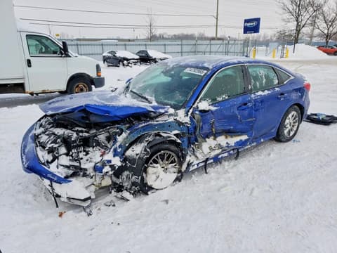 2022 Honda Civic, VIN 2HGFE2F33NH130352. Фото 1 з 6 з аукціону Copart. Каталог авто зі США OpenDataCar.