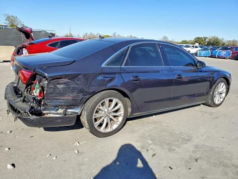 2014 Audi A8 Quattro, VIN WAUAGAFD1EN009524. Zdjęcie 3 z 6 z aukcji Copart. Katalog aut z USA OpenDataCar.