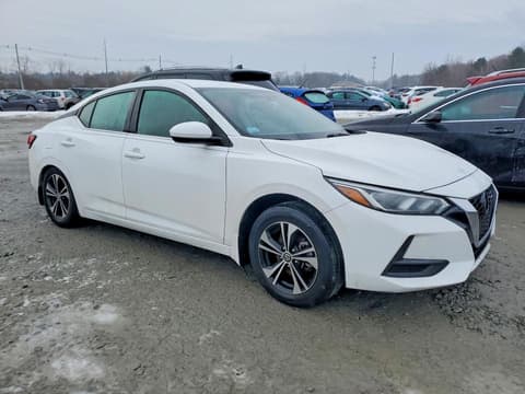 2021 Nissan Sentra, VIN 3N1AB8CV5MY288682. Фото 4 из 6 с аукциона Copart. Каталог авто из США OpenDataCar.